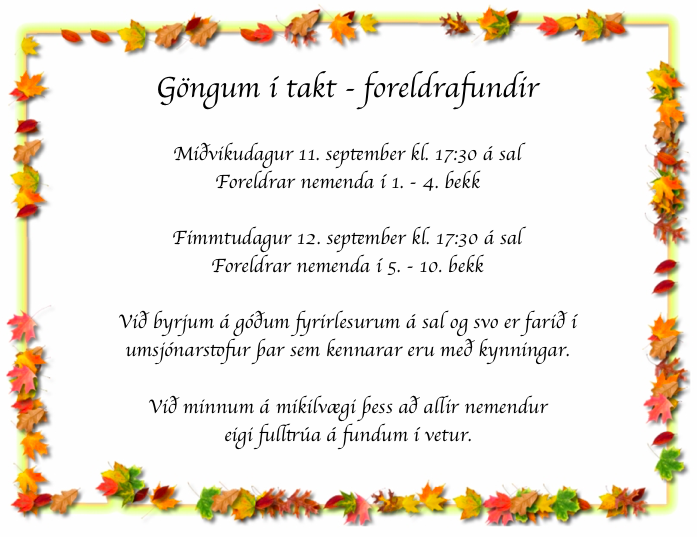 Foreldrafundir