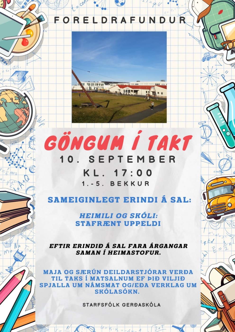 Foreldrafundir 1.-5.bekkur