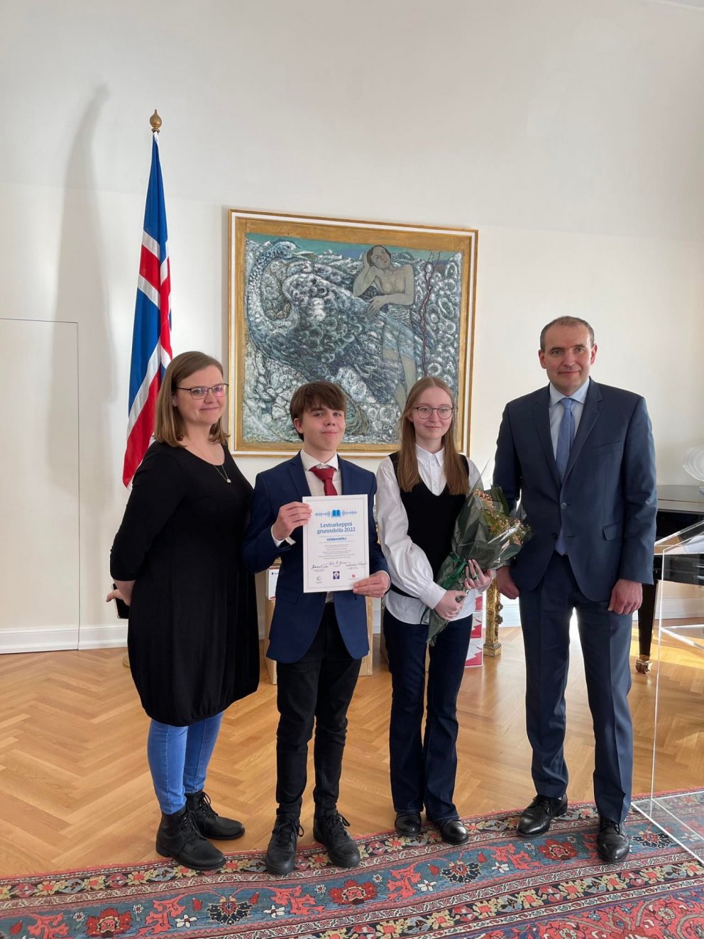 Viðurkenning fyrir framúrskarandi árangur