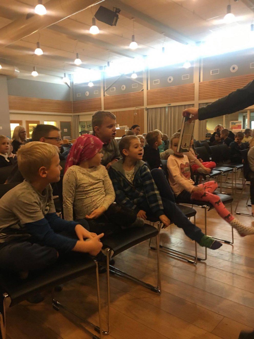 Heimsókn frá rithöfundi