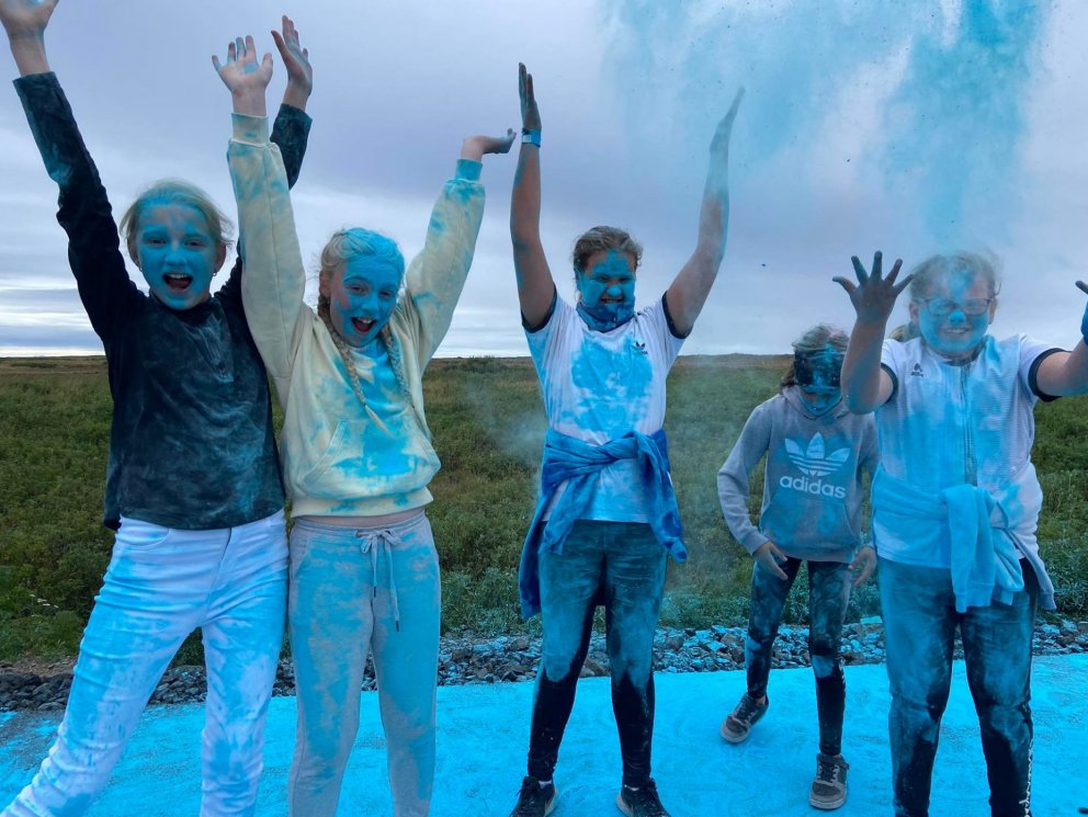 BMX Brós og litahlaup.