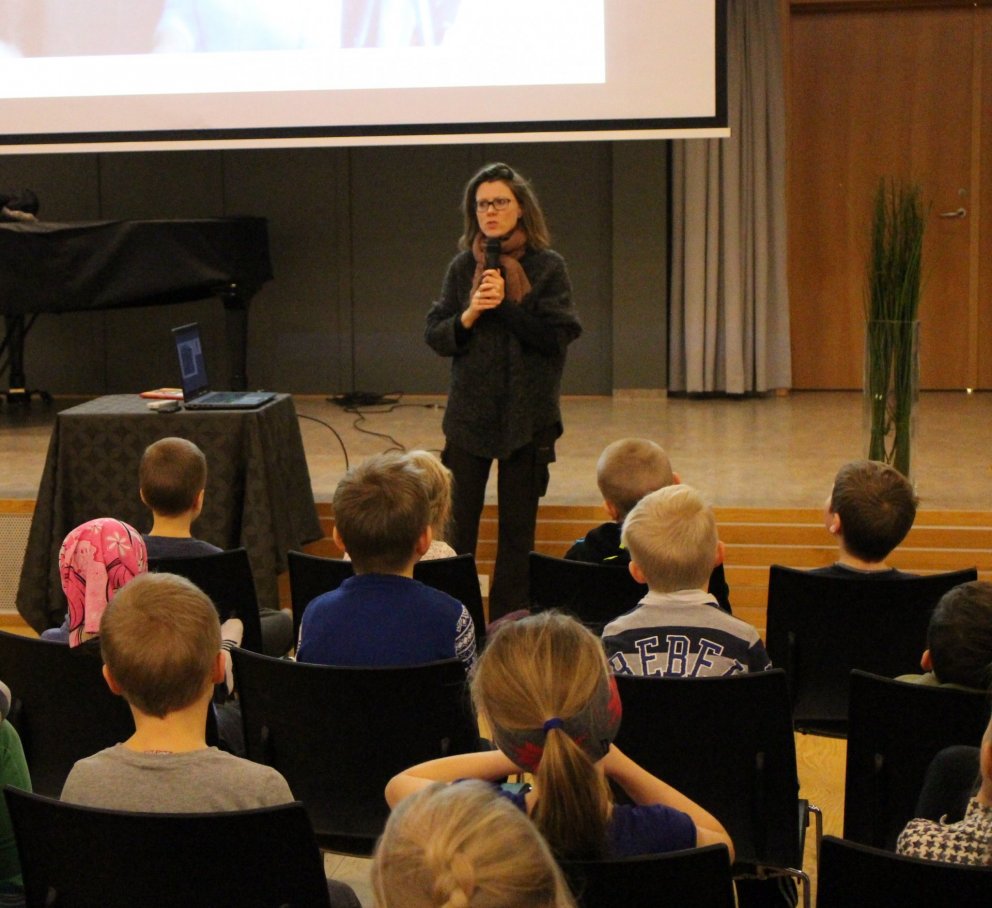 Gerður Kristný í heimsókn