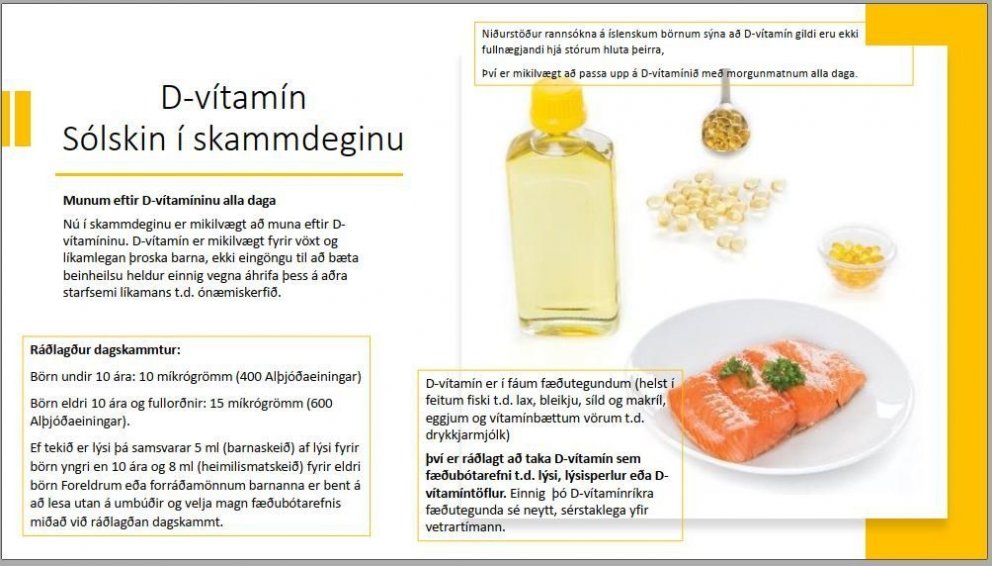 Tilmæli frá landlækni