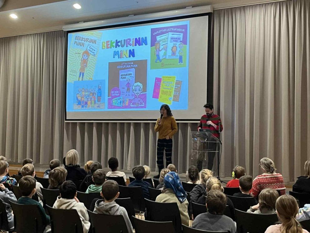 Rithöfundar í heimsókn.