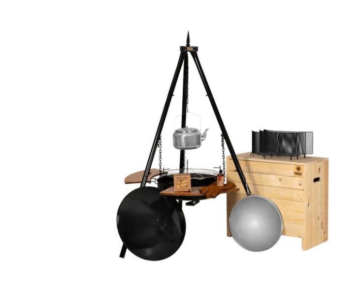 Úti eldstæði – afmælisgjöf frá Kiwanisklúbbnum Hofi Garði.