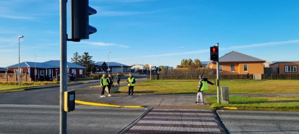 Gangbrautarvinir við Gerðaskóla
