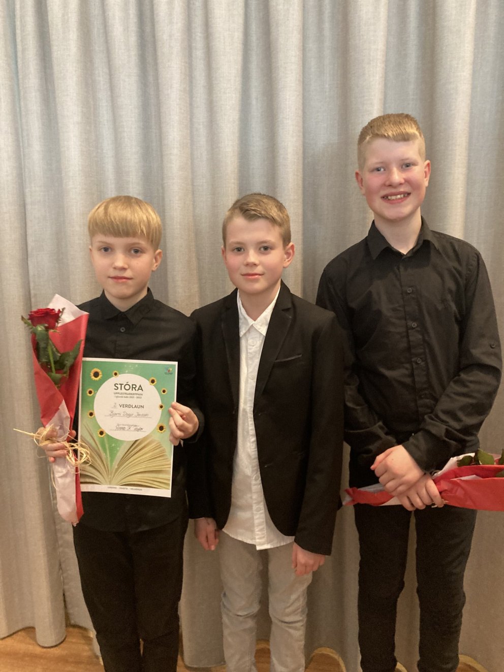 Glæsilegur árangur í stóru upplestrarkeppninni