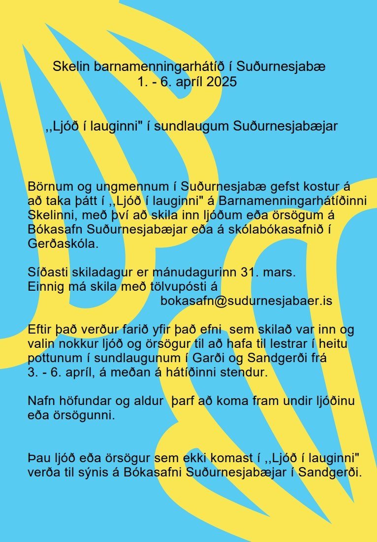 Ljóð í lauginni