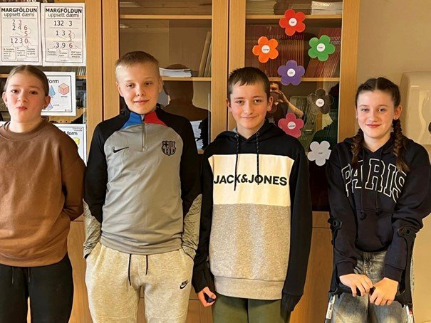 Stóra upplestrarkeppnin 2023 – fulltrúar Gerðaskóla