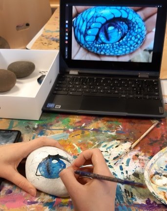 Steinamálun – valáfangi