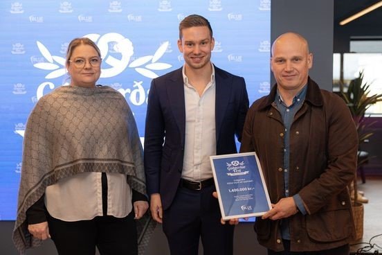 Friðgarður hlýtur veglegan styrk