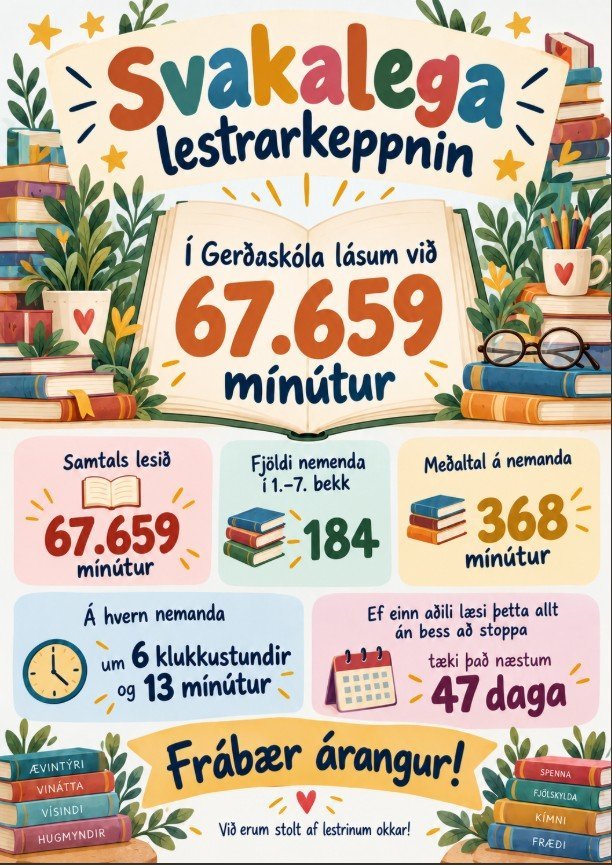 Svakalega lestrarkeppnin