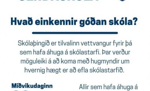 Skólaþingi Gerðaskóla FRESTAÐ