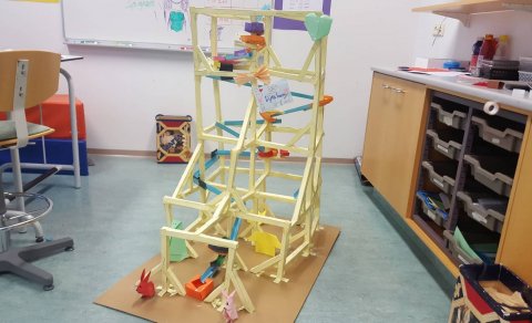 Stórkostlega pappírs rússíbana áskorunin