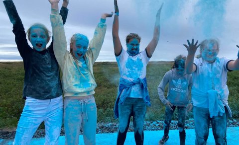 BMX Brós og litahlaup.