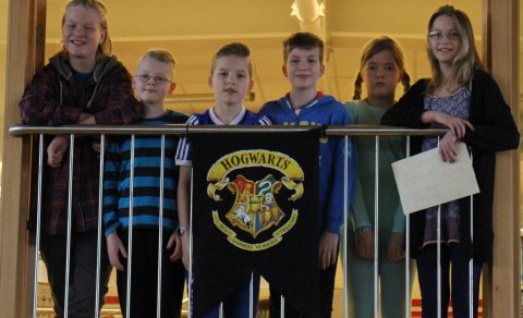 Harry Potter kynning á bókasafni