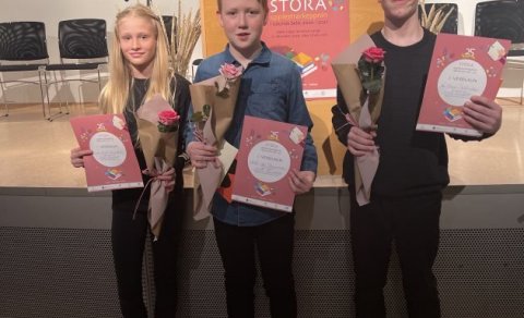 Stóra upplestrarkeppnin – 2. og 3. sæti til Gerðaskóla