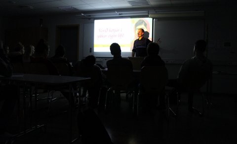 Heimsókn frá Þorgrími Þráinssyni