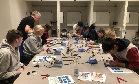 10.bekkur heimsækir Skólaþing og Rafmennt