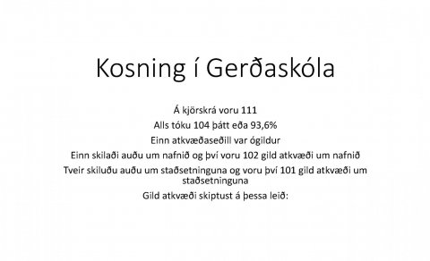 Lýðræði og kosningar