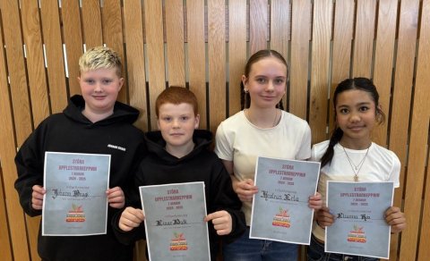 Stóra upplestrarkeppnin 2025 – fulltrúar Gerðaskóla