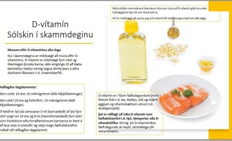 Tilmæli frá landlækni