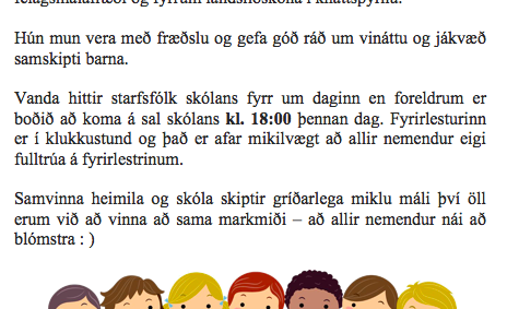 Hvað viltu að barnið þitt taki með sér út í lífið eftir grunnskólann?