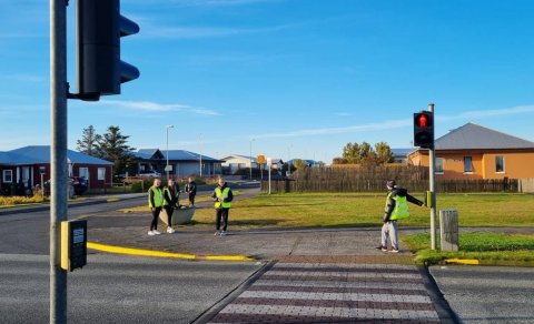 Gangbrautarvinir við Gerðaskóla