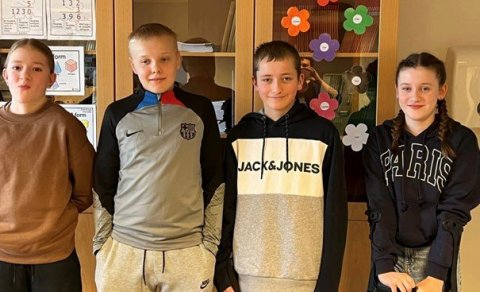 Stóra upplestrarkeppnin 2023 – fulltrúar Gerðaskóla