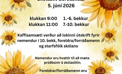 Skólaslit Gerðaskóla