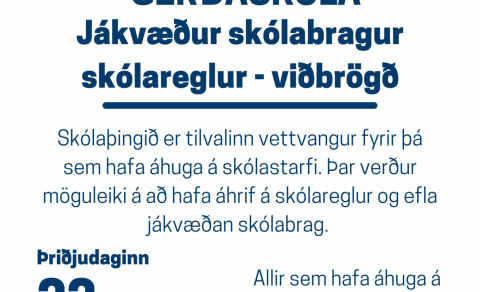 Skólaþing Gerðaskóla 22.nóvember 2022