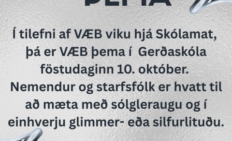 VÆB þema föstudaginn 10.10.2025